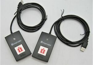 Lot of 2 Imprivata HDW-IMP-60 IMP-60 USB RFID Card Readers
