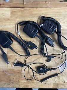 Harris radio Speaker Mic And Earpiece Lot