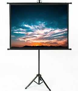 VIVO 50 inch Mini Portable Indoor Outdoor Projector Screen 50 inch Diagonal P...