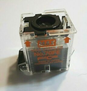 Max NO70FE Staple Cartridge for EH-70F Flat-Clinch Electric Stapler (Box ... New