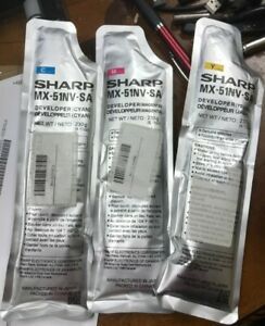 NEW Genuine Sharp Tri Color Developer MX-51NV-SA MX51NVSA