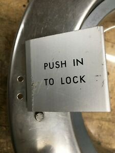 Wascomat Washer door latch assembly, Handle, spring, door latch, mounting plate