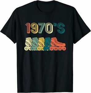 NEW LIMITED Roller SkateSkating 70s Retro Gift T-Shirt