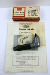 VINTAGE Sears Craftsman 9-1850 90° Angle Head for &#034; &amp; &#034; Drills TOOL ATTACHMENT