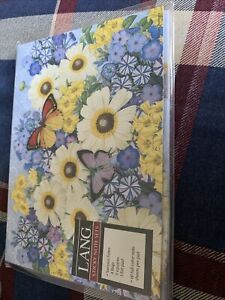 Lang  Botanical Garden Blue sticky note sets various sizes