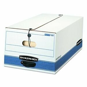 STOR/FILE Medium-Duty Storage Boxes, FastFold, String and Button, Legal, Case