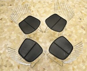 Authentic Never used Knoll Bertoia Black seat cushions - 40 available