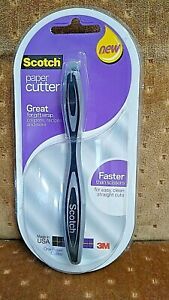 Scotch 3M Safety Paper Cutter Coupons Gift Wrap Craft Faster than Scissors easy