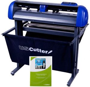 28-Inch Uscutter Titan 2 Vinyl Cutter/Plotter With Stand, Basket And Design And