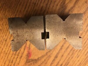 Lot 2 Craftsman Milling V Block Machinist Set Up Toolmaker Work Holding 9-4083
