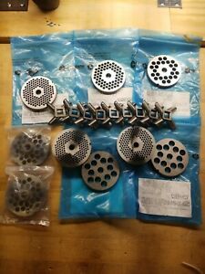 #22 S/S Meat Grinder Chopper Plates Hobart LEM Cabelas etc. PICK YOUR SIZE!