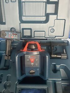 Bosch GRL800-20HV Self Leveling 800ft Rotary Laser W/Remote, 8’ Grade Rod GR8C.