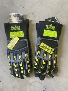 2 PAIRS BIG TIME PRODUCTS 7055 MEN&#039;S PREMIUM MONSTER GRIP GLOVES SIZE: XXL