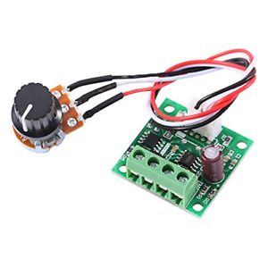 Low Voltage DC Motor Speed Controller PWM 1803BK 1.8V 3V 5V 6V 12V 15V 2A Low to