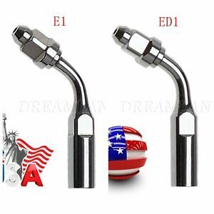 5pcs Dental Ultrasonic Scaler Endo Tips For Cavitron EMS /DTE SATELEC E1/ED1 Ro