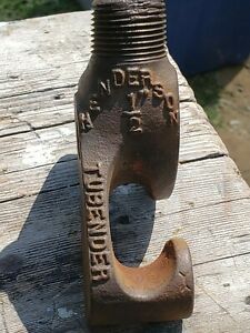 vintage Henderson 1/2&#034; pipe bender