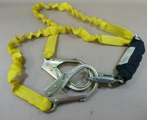 ELK RIVER 36886 FLEX ZORBER ENERGY ABSORBING WEB LANYARD SNAPHOOK 1-1/2&#034; x 6&#039;