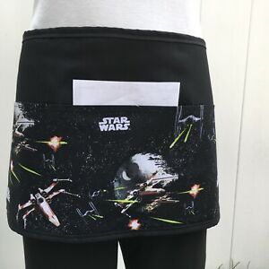 Star Wars  Hero&#039;s black server waitress waist Half apron 3 pockets restaurant