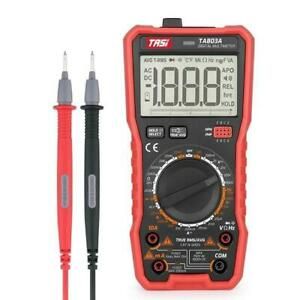 Digital Multimeter Auto Manual Range Backlight Ture RMS AC DC NCV Voltage Tester