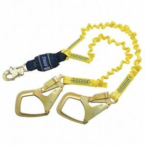 3M DBI-SALA Shock-Absorbing Lanyard, EZ-Stop, 6 ft., 310lb.