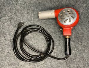 RED Vintage Dayton Electric HEAT GUN 115 Volts MAX 500 Degree 20amp 2Z046 USA