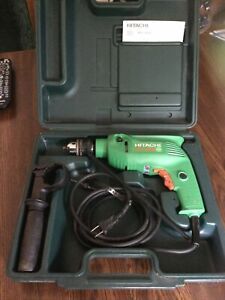 Hitachi FDV 16VB 1/2” Hammer Drill w/Case - EUC