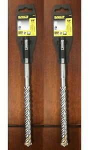 DeWalt DW5471 5/8&#034; x 8&#034; x 10&#034; Rock Carbide SDS Hammer Bit 2pc