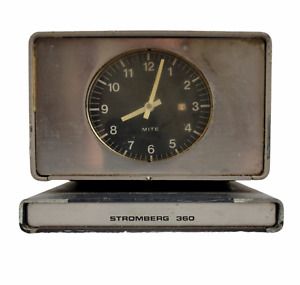 Vintage Mite Stromberg 360 2L Time Recorder Industrial Clock In Machine - No Key