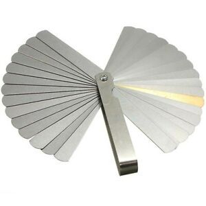 Tappets Gap Measure Spark Plug 32 Blade brass Feeler Gauge Metric and Imperial