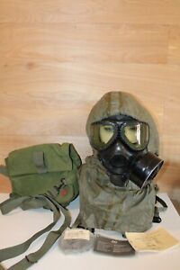 Gas Mask Full Face Respirator Size Medium With Extras