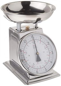 Taylor Precision Products Stainless Steel Analog Kitchen Scale, Silver