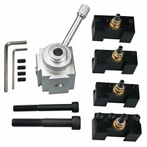 H-055 Type Quick Change Tool Post Set For Mini Lathe Steel Mterial