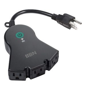 HBN Outdoor Smart Plug WiFi Remote Control Timer Outlet Waterproof Heavy Duty 3