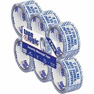 Aviditi Tape Logic&#034;If Seal Has Been&#034; Printed Security Packing Tape 2 Inch x 1...