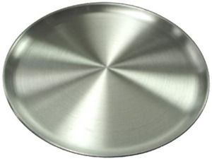 Winco Aluminum Winware Coupe Style 14-Inch Pizza Tray, 14 Inch