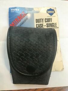 Mirage DUTY CUFF CASE MIRAGE BASKETWEAVE single cuff duty case Black