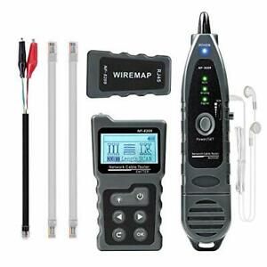 KOLSOL Network Cable Tester, PoE Tester with NCV &amp; Lamp for CAT5e/CAT6/CAT6a, De