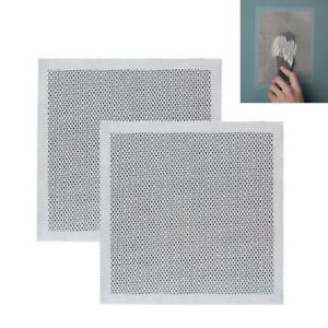 2PC Drywall Repair Patch Fix Wall Hole Ceiling Damage Self Adhesive Mesh 4&#034; X 4&#034;