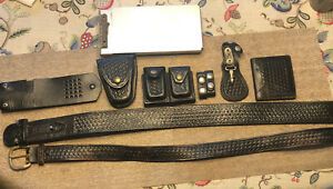 Vintage Police Equipment Belt and Accessories