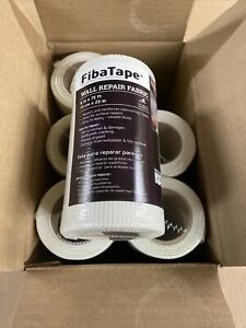 (6 Pack) FibaTape Wall Repair Fabric 6in X 75ft Self-Adhesive Wall Repair Fabric