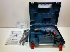 Bosch 1191VSR 1/2&#034; 120V Corded Electric Hammer Drill Kit w/ Hard Case &amp; Extras