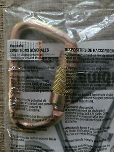 HONEYWELL MILLER 17D-1/ Carabiner, 4-5/8&#034;, Gold, B0200