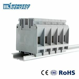 10Pcs UK35 Universal Screw Feed-Through Strip Plug Connection Connductor Wire El