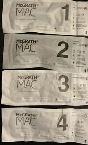 McGrath Laryngoscope MAC #1, 2, 3, 4 Disposable Blades (8 pack)