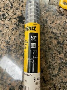 Dewalt SDS Max Rotary Hammer Chisel Bit, 1/2&#034; x 8&#034; x 13 1/2&#034;