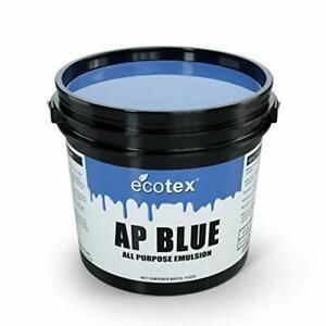 Ecotex AP Blue All Purpose Ready to Use Screen Printing Emulsion Gallon - 128...