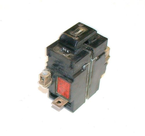 Bulldog electric 50  amp 2-pole circuit breaker 120/240 vac  31250 (2 available) for sale