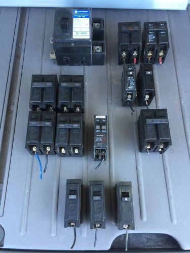 Challenger circuit breakers lot of 14 including 150 amp main cm10k price so low! for sale
