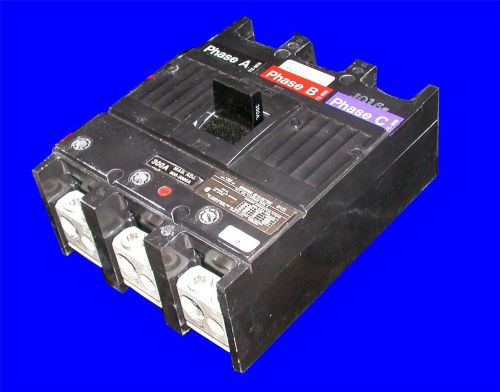 GENERAL ELECTRIC 300 AMP CIRCUIT BREAKER 3 POLE MODEL TJJ436300 240 480 600 V