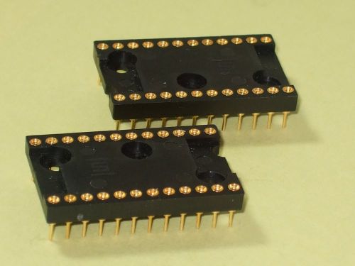 2pk - 24 pin machine pin ic sockets for sale